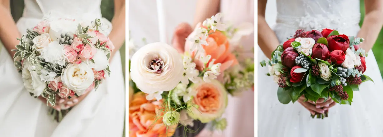 Ranunculus bouquet for wedding